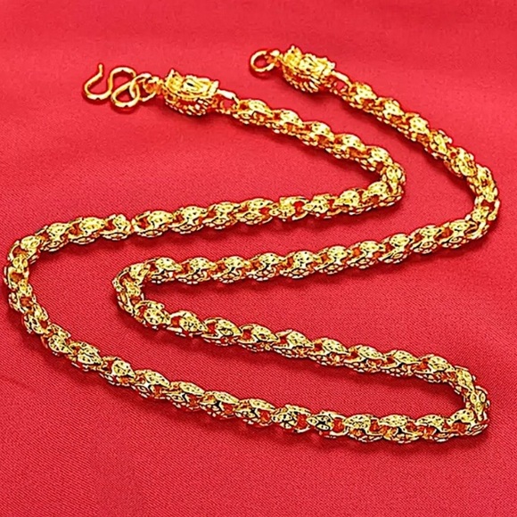 Stampd Jewelry - Gold Plated Dragon Necklace